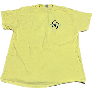 Southern Home Cotton Tee Cow Yellow Hey Yall Hey Shirt Women Size XL
